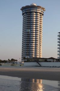 Peck Plaza Condominium. View from ocean